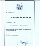 certificate of incorporation
