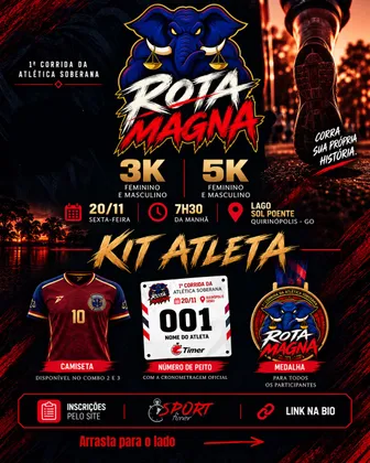 Imagem de divulgação da corrida 1ª Corrida Da Atlética Soberana