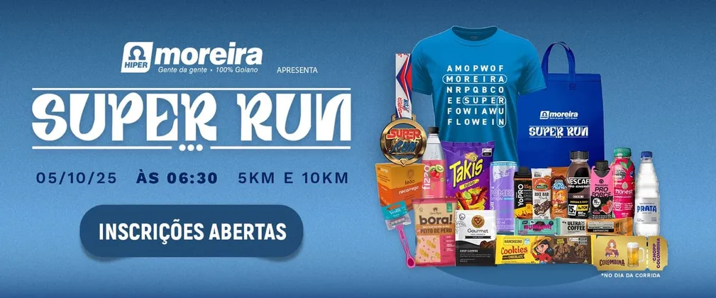Imagem de divulgação da corrida Corrida Super Run 2025