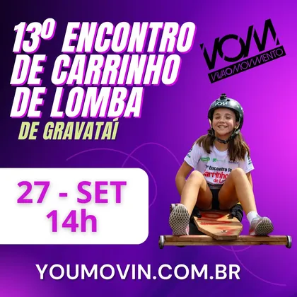 Imagem de divulgação da corrida 13º Encontro De Carrinho De Lomba