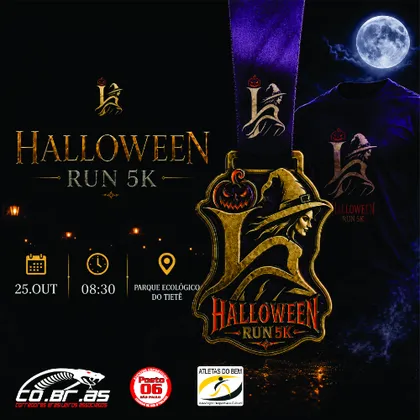 Imagem de divulgação da corrida Halloween Run 5km