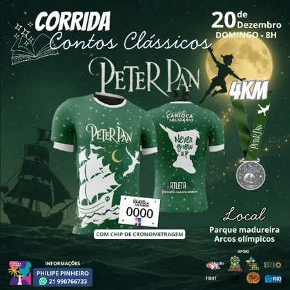 Imagem de divulgação da corrida Corrida E Caminhada Contos Clássicos - Peter Pan