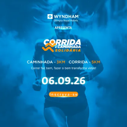 Imagem de divulgação da corrida Corrida E Caminhada Solidaria