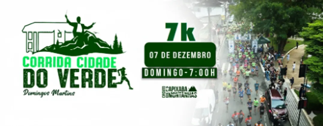 Imagem de divulgação da corrida Corrida Cidade Do Verde De Domingo Martins 2025