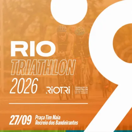 Imagem de divulgação da corrida Rio Triathlon 2026