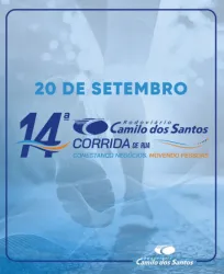 Imagem de divulgação da corrida 14ª Corrida De Rua Rodoviário Camilo Dos Santos
