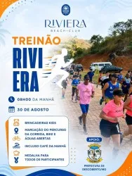 Imagem de divulgação da corrida Treinão Riviera
