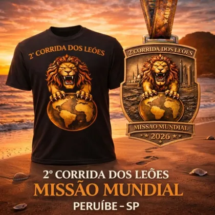 Imagem de divulgação da corrida 2ª Corrida Dos Leões - Missão Mundial