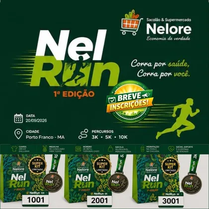 Imagem de divulgação da corrida Nel Run