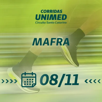 Imagem de divulgação da corrida Corridas Unimed Circuito Sc - 2026 - Etapa Mafra