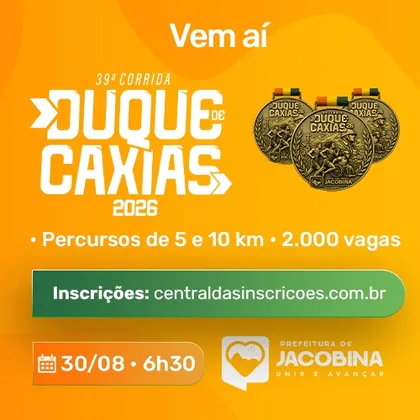 Imagem de divulgação da corrida 39ª Corrida Duque De Caxias  2026