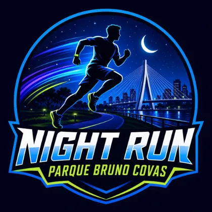 Imagem de divulgação da corrida Night Run Parque Bruno Covas