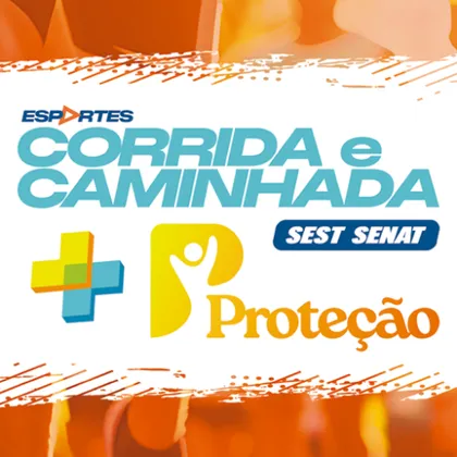Imagem de divulgação da corrida Corrida E Caminhada Sest Senat