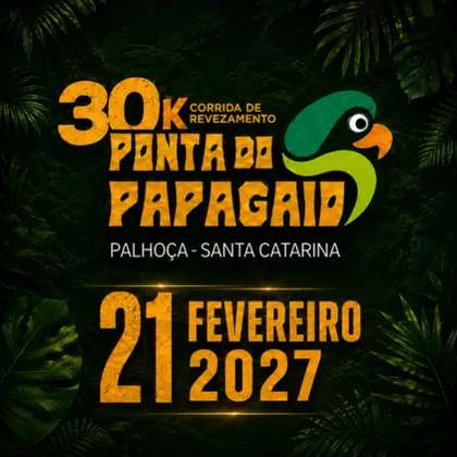 Imagem de divulgação da corrida 30k Ponta Do Papagaio 2027