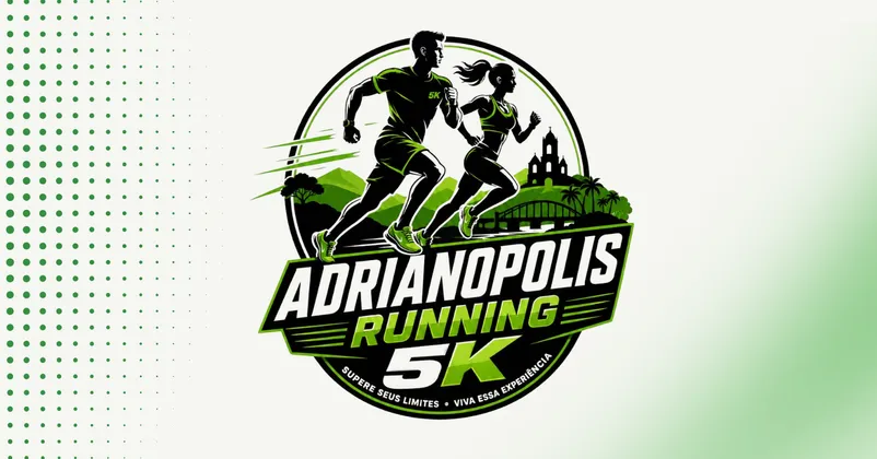 Imagem de divulgação da corrida 1ª Grande Corrida de Adrianópolis