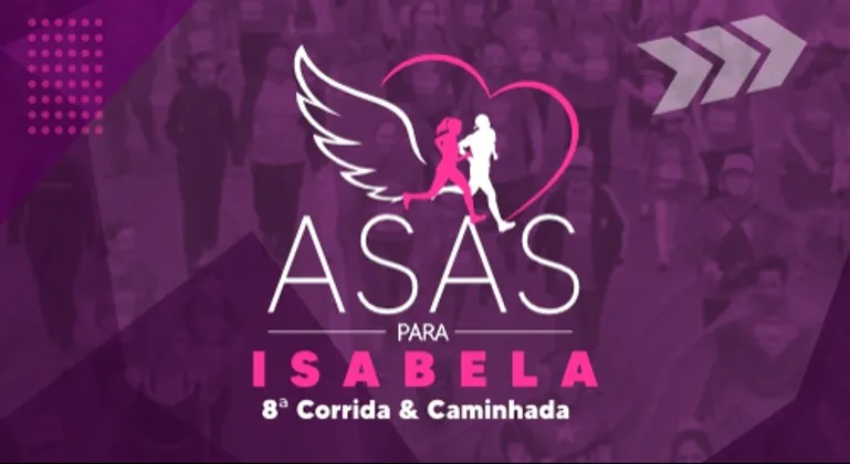 Imagem de divulgação da corrida 8 Corrida E Caminhada Asas Para Isabela