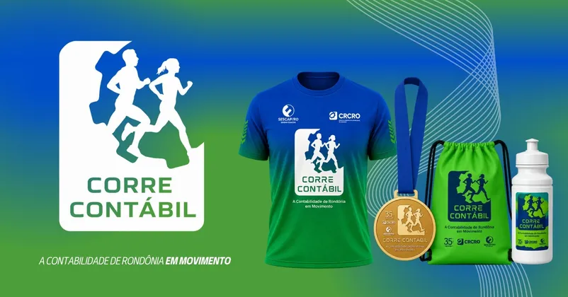 Imagem de divulgação da corrida Corre Contábil 2026 - Porto Velho