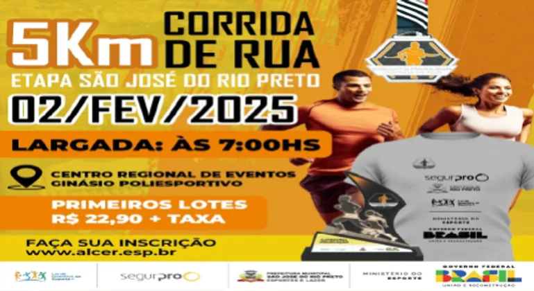 Imagem de divulgação da corrida Circuito Marilson Sao Jose do Rio Preto - Car...
