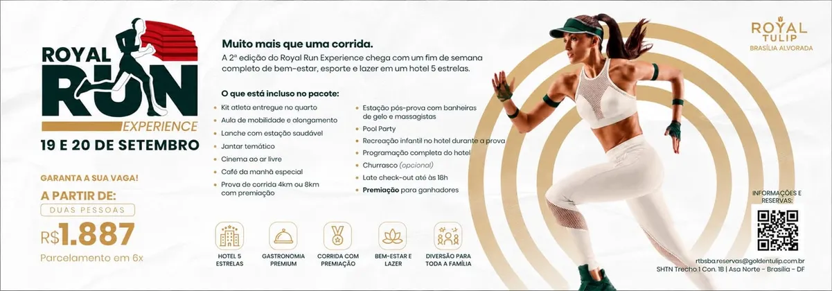 Imagem de divulgação da corrida Pré Reserva - Royal Run Experience 2026