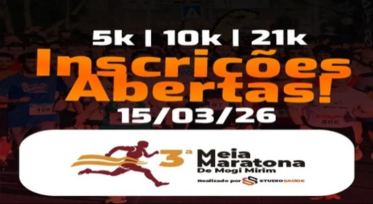 Imagem de divulgação da corrida 3 Meia Maratona De Mogi Mirim