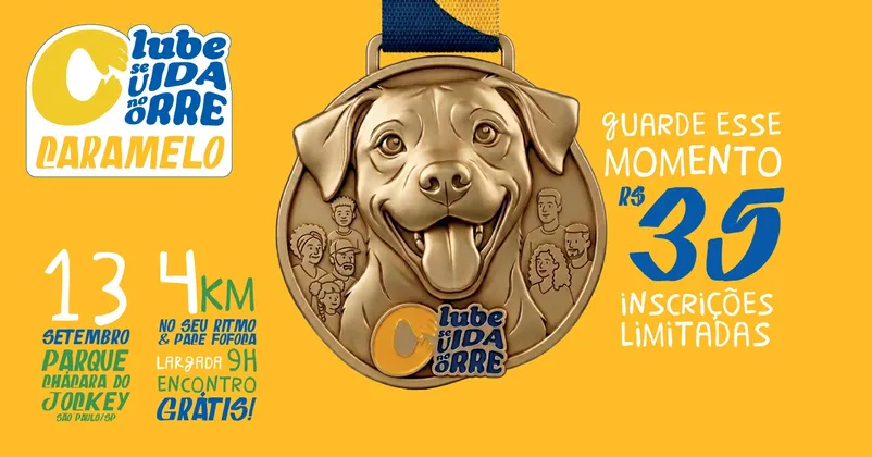 Imagem de divulgação da corrida #10 Se Cuida no Corre Caramelo - Parque Chácara do Jockey