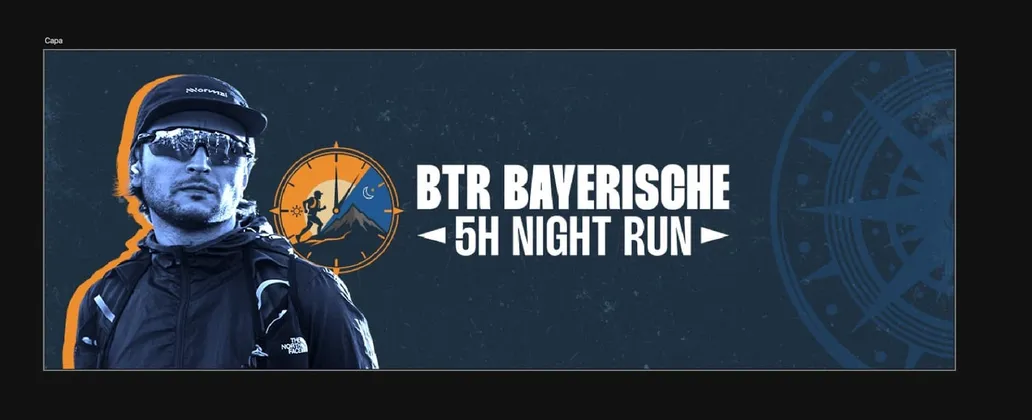 Imagem de divulgação da corrida Btr Etapa Bayerische 5h Night Run