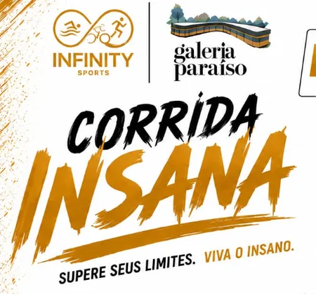 Imagem de divulgação da corrida Corrida Insana 2026