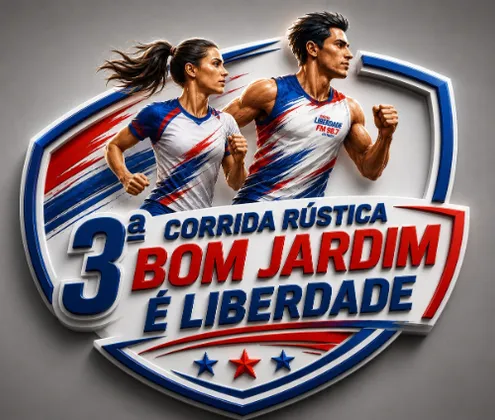Imagem de divulgação da corrida 3ª Corrida Rústica - Bom Jardim É Liberdade 2026 - Ipatinga-Mg