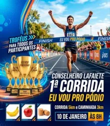 Imagem de divulgação da corrida 1ª Corrida Eu Vou Pro Podio 2027