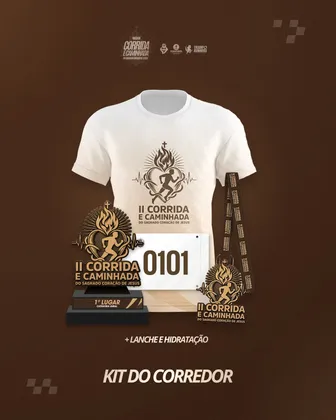 Imagem de divulgação da corrida 2ª Corrida E Caminhada Do Sagrado Coração De Jesus