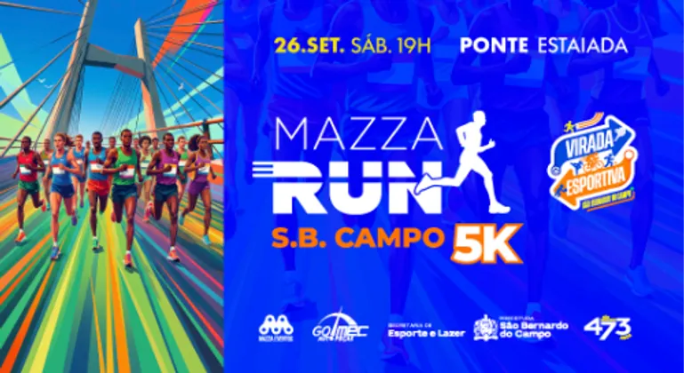 Imagem de divulgação da corrida Virada Esportiva - Corrida 5km - 2026