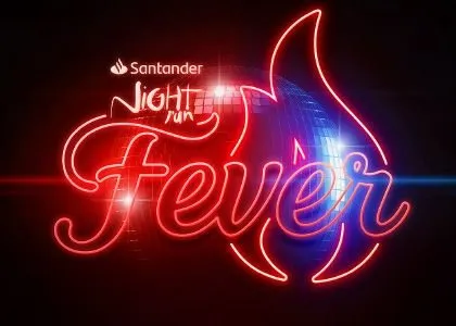 Imagem de divulgação da corrida Santander Night Run - Etapa 1 - Aracaju 2026