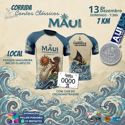 Imagem de divulgação da corrida Corrida E Caminhada Contos Classicos - Maui