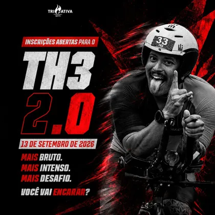 Imagem de divulgação da corrida Th3 Tri Hard 2.0