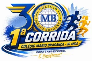 Imagem de divulgação da corrida 1ª Corrida Colégio Mario Bragança