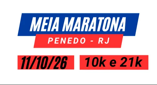 Imagem de divulgação da corrida Meia Maratona De Penedo - RJ 2026