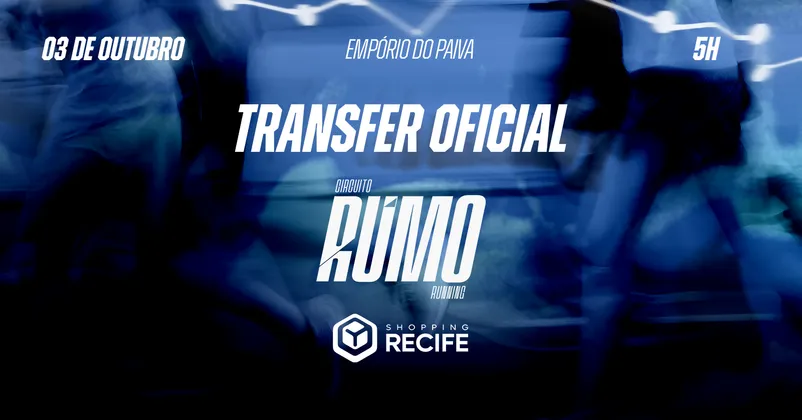 Imagem de divulgação da corrida Transfer Oficial - RUMO RUNNING