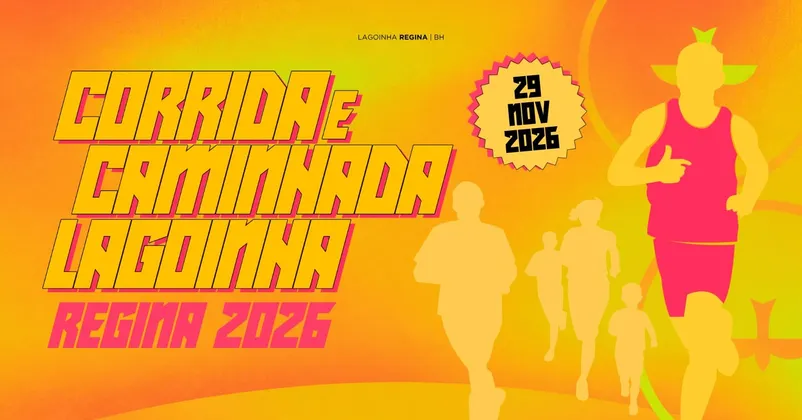 Imagem de divulgação da corrida Corrida e caminha Lagoinha Regina - 2026