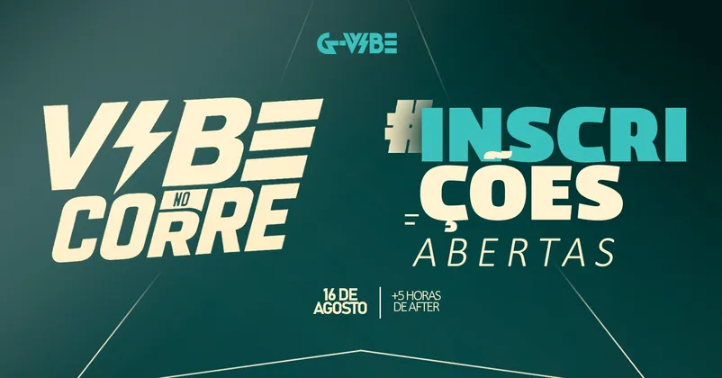 Imagem de divulgação da corrida Vibe No Corre -