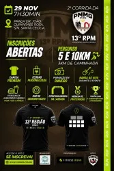 Imagem de divulgação da corrida 2º Corrida Rústica Em Comemoração Aos 21 Anos Da 13ª Rpm / Pmmg X Fitness Squad