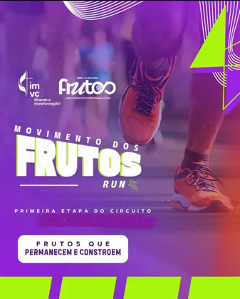 Imagem de divulgação da corrida Movimento dos Frutos Run
