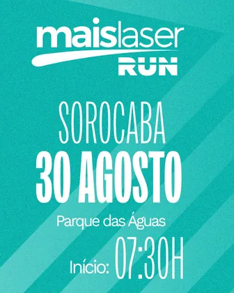Imagem de divulgação da corrida MaisLaser Sorocaba Run