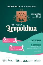 Imagem de divulgação da corrida 2ª Corrida Princesa Leopoldina