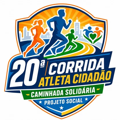 Imagem de divulgação da corrida 20ª Corrida Atleta Cidadão Caminhada Solidária - Projeto Social