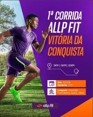 Imagem de divulgação da corrida Corrida Allp Fit Conquista