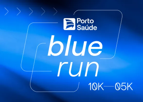 Imagem de divulgação da corrida Blue Run - Salvador - 2026