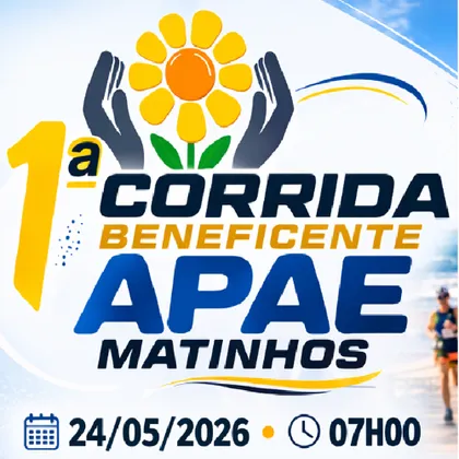 Imagem de divulgação da corrida 1º Corrida E Caminhada Beneficente Apae De Matinhos
