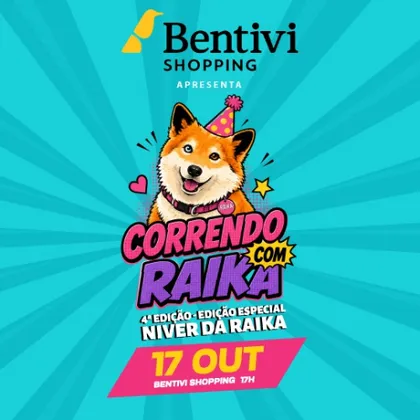 Imagem de divulgação da corrida Correndo Com Raika 4° Edição -Ed. Especial Niver Da Raika