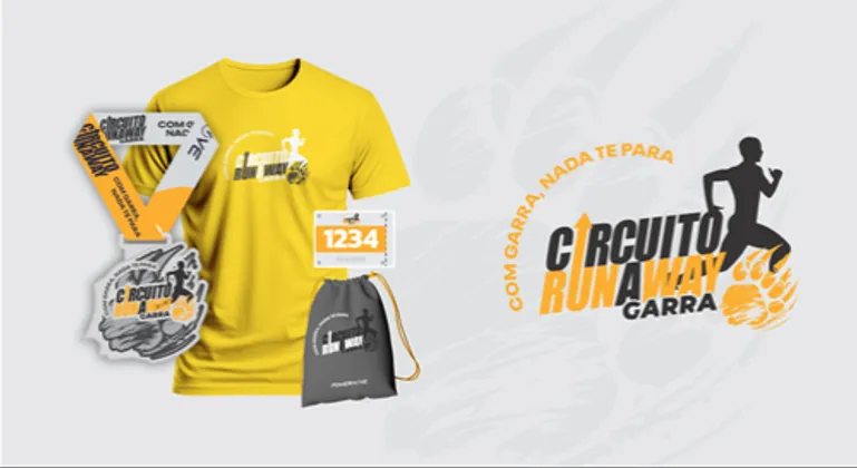 Imagem de divulgação da corrida Circuito Runaway - Etapa Garra
