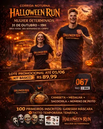 Imagem de divulgação da corrida Halloween Run